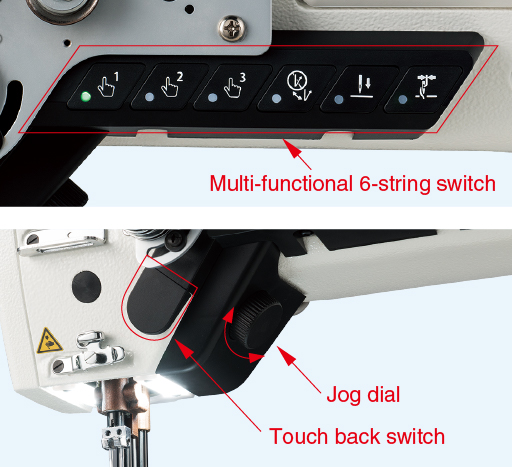 Manual unit controls different operations